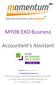 MYOB EXO Business. Accountant s Assistant