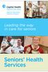 Seniors Health Services