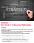 Download: Best Practices for Successful Partnerships