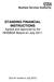 STANDING FINANCIAL INSTRUCTIONS Agreed and approved by the NHSBSA Board on July 2011