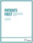 PATIENRTS FIRST P OPOSAL T O STRENGTHEN PATIENT-CENTRED HEALTH CARE IN ONTARIO. DISCUSSION PAPER December 17, 2015 BLEED
