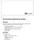 Environmental Health Service Charter