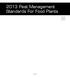 2013 Pest Management Standards For Food Plants