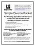 Simple Divorce Packet