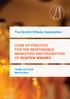 CODE OF PRACTICE FOR THE RESPONSIBLE MARKETING AND PROMOTION OF SCOTCH WHISKY THIRD EDITION
