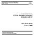 FINAL DEGREE-CREDIT ENROLLMENT. New York State FALL 2006. College and University