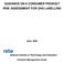 GUIDANCE ON A CONSUMER PRODUCT RISK ASSESSMENT FOR GHS LABELLING