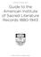 Guide to the American Institute of Sacred Literature Records 1880-1943