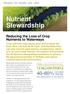 Nutrient Stewardship. Reducing the Loss of Crop Nutrients to Waterways
