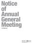Notice of Annual General Meeting