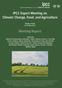 IPCC Expert Meeting on Climate Change, Food, and Agriculture. Meeting Report