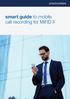 smart guide to mobile call recording for MiFID II