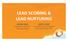 LEAD SCORING & LEAD NURTURING