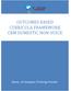 OUTCOMES BASED CURRICULA FRAMEWORK CRM DOMESTIC NON-VOICE