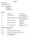 Curriculum Vitae Part I