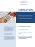 CORRUPTION. A Reference Guide and Information Note. to support the fight against Corruption. Safeguarding public sector integrity