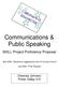 Communications & Public Speaking
