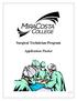 Surgical Technician Program Application Packet