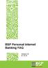Version 2.0 01.10.15. BSP Personal Internet Banking Online Help