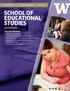 SCHOOL OF EDUCATIONAL STUDIES GRADUATE PROGRAMS