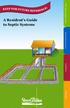 A Resident's Guide to Septic Systems. How septic systems work Environmental issues Guidelines
