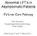 Abnormal LFT s in Asymptomatic Patients