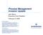 Process Management Investor Update