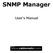 SNMP Manager User s Manual