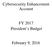 Cybersecurity Enhancement Account. FY 2017 President s Budget