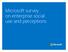 Microsoft survey on enterprise social use and perceptions