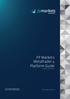 FP Markets MetaTrader 4 Platform Guide Issue Date: 31 March 2012. First Prudential Markets Pty Ltd ABN 16 112 600 281 AFSL 286354. fpmarkets.com.