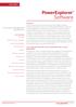 Software. PowerExplorer. Information Management and Platform DATA SHEET