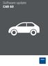 Software update CAR 60