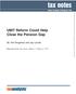 tax notes Volume 150, Number 10 March 7, 2016