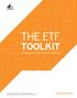 THE ETF. TOOLKIT The Professional s Guide to Exchange Traded Funds