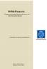 Mobile Payments. A Comparative study between European and Non-European Market SIDDHARTH RATHINAM KARTHIKEYAN