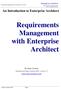 Requirements Management with Enterprise Architect
