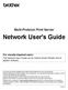 Network User's Guide