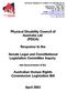 Physical Disability Council of Australia Ltd (PDCA) Response to the. Senate Legal and Constitutional Legislation Committee Inquiry