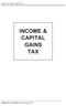 INCOME & CAPITAL GAINS TAX