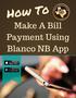 Make A Bill Payment Using Blanco NB App