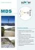 MDS. Measured Data Server Online Measurement Network. Properties and Benefits »»» »»»» ProduCt information