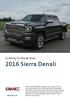 Getting to Know Your 2016 Sierra Denali