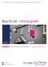 Buy to Let criteria guide