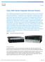Cisco 2900 Series Integrated Services Routers
