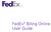 FedEx Billing Online User Guide