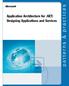 Application Architecture for.net: Designing Applications and Services