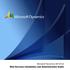 Microsoft Dynamics GP 2013. Web Services Installation and Administration Guide