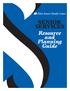 SENIOR SERVICES Resource and Planning Guide