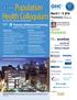 Population Health Colloquium